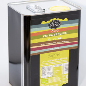 Olio Extravergine di Oliva Biologico Siciliano 3 Litri – Lattina